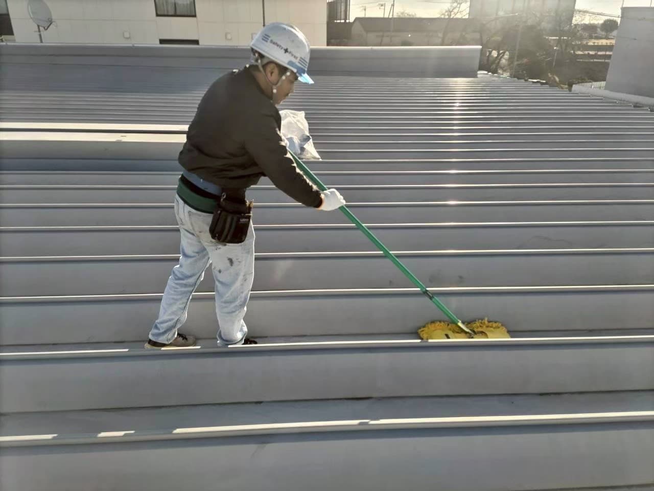 神奈川県横浜市・スカイ工法施工中（その2）